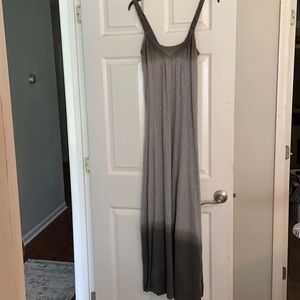 Gray maxi dress